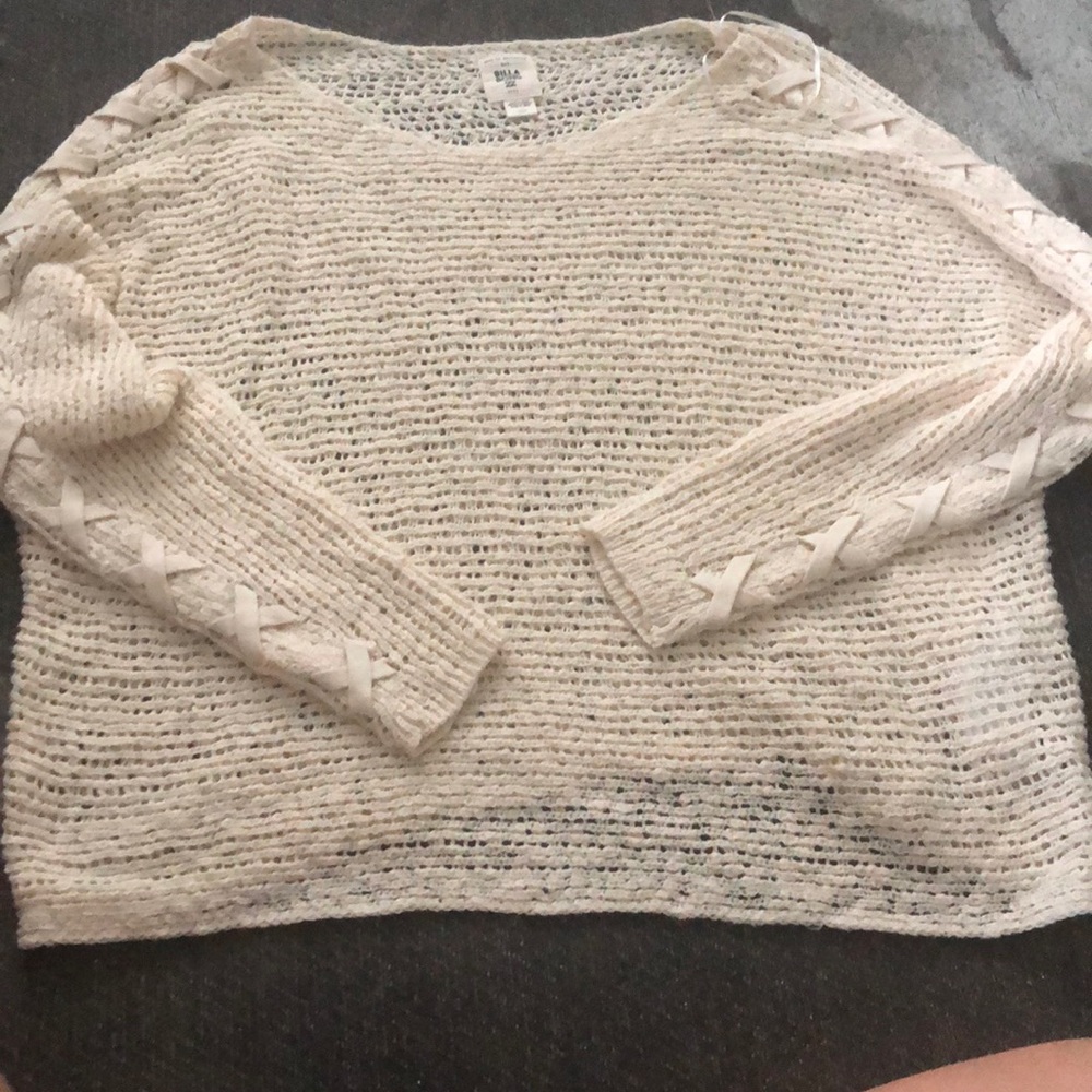 Cream sweater